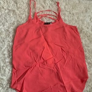 Salmon cute loose top